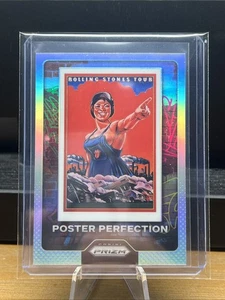 2025 Panini Prizm THE ROLLING STONES POSTER PERFECTION SILVER PRIZM #14 - Picture 1 of 3