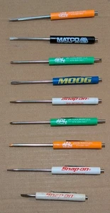 Lot Of 9 Snap-on/Mac/Matco Tools Promotional Pocket Screwdrivers - Bild 1 von 10