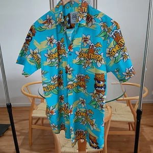Milton Mango Gone Troppo Men's Hawaiian Shirt Size Large - Bild 1 von 9