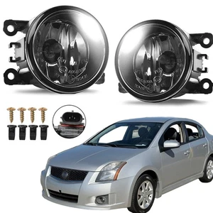 Pair Bumper Fog Light Driving Lamp w/Bulbs For Nissan Sentra 2007-2010 2011 2012 - Picture 1 of 13