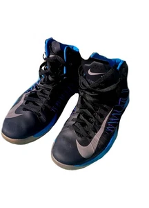 Nike Hyperdunk 2012 schwarz blau silber Herren Basketballschuhe 524948-001 Größe 12 - Bild 1 von 7