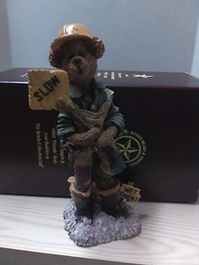 1999 Boyds Bears Folkstone Collection "Jack Hammer... Hard Hat" #2885 - Imagen 1 de 7