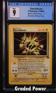 Promo Electabuzz Black Star Promo CGC 9 (0126) #2 Pokemon - Picture 1 of 1