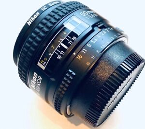 Nikon AF Nikkor 50mm f1.4D 89% condition clean optic fully working