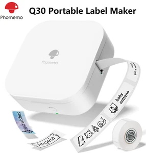 Bluetooth Etikettendrucker Thermodrucker Drahtlos Mini Aufkleber Drucker Tragbar - Bild 1 von 22