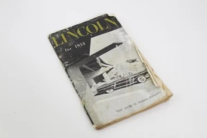 Lincoln 1953 guía de funcionamiento del dueño - Imagen 1 de 5