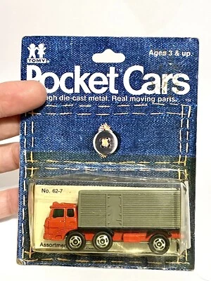 Tomy Pocket Cars Mitsubishi Fuso Box Panel Truck Tomica Japan 62-07 Vintage - Image 1 of 4