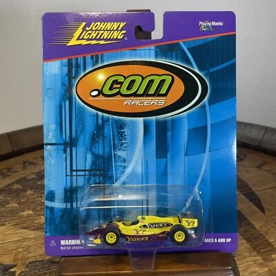 '99 Johnny Lightning Yahoo литой 1:64 Formula Racer .Com гонщик новый PKG винтажный - Изображение 1 из 4