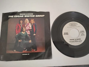 THE EDGAR WINTER GROUP - "ROUND & ROUND" / PROMO PS! / EPIC RECORDS 1972 - Picture 1 of 2