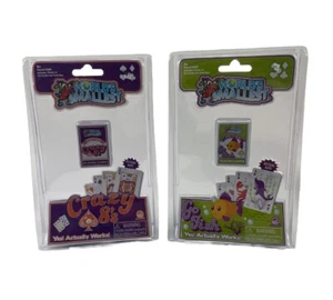 (2) Worlds Smallest Playing Cards Crazy 8's Eights, Go Fish Toys NEW - Picture 1 of 2