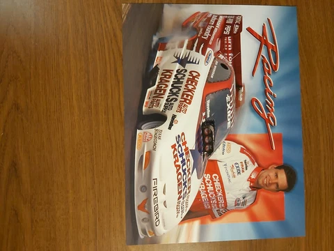 NHRA Funny Car Driver Del Worsham PostCard Cover