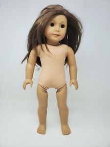 American girl doll# 29 medium brown hair brown eyes & medium skin tone Nude