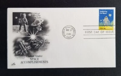 US FDC # 1912 Exploring the Moon 1981. - Image 1 of 4