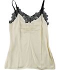 Helmut Lang Womens Lace Slip Cami Tank Top, Off-White, X-Small