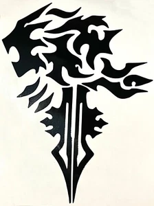 Löwenherz Final Fantasy 8 VIII Schlafender Löwe Emblem Symbol Vinyl Aufkleber Sticker - Bild 1 von 3