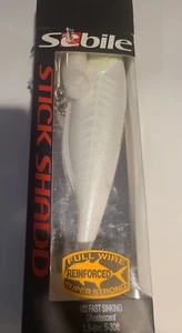 SEBILE STICK SHADD 182 Sinking 7 1/8" 4 3/4oz Striper Lure GHOSTESCENT - Picture 1 of 12