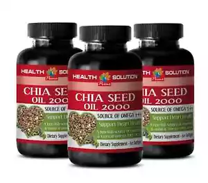 Eco choice - ACEITE DE SEMILLA DE CHÍA - Suavizador de cabello 3 botellas 180 cápsulas - Imagen 1 de 7