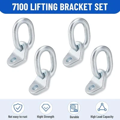 4 juegos de soporte de elevación 7100 17700 lb kit de soporte de elevación de motor niveladores de carga eslingas Foto 1 de 4