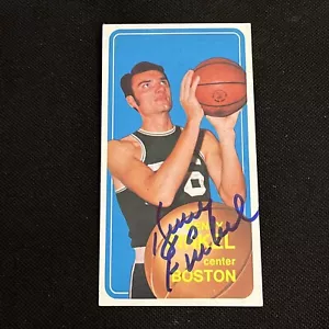 CARTOLINA AUTOGRAFATA FIRMATA HENRY FINKEL 1970-71 TOPPS #27 BOSTON CELTICS - Foto 1 di 2