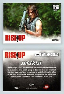 Surprise #RU-8 The Walking Dead Road To Alexandria 2018 Topps Rise Up Card