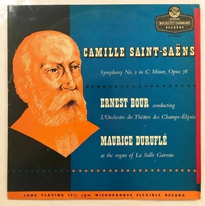 Saint-Saens LP Ducretet Thomson UK Import Organ Symphony London - Picture 1 of 4