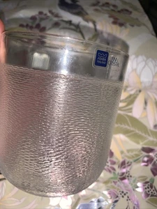 Vintage 1 Arabia Finland Iittala Krouvi 50 cl Glas Bierkrug Stein Strukturglas - Bild 1 von 5