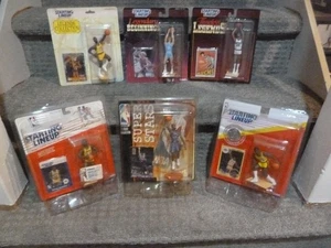 Lotto Figurine Starting Lineup Magic Johnson Larry Bird Vince Carter Wilt Kareem - Foto 1 di 13