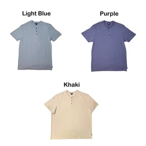 Eddie Bauer Men's Classic Fit Short Sleeve Soft Henley - Picture 1 of 8