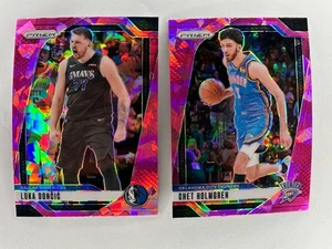 Luka Doncic + Chet Holmgren 2024-25 Panini Prizm PINK ICE Prizm #89 / #17 NM - Picture 1 of 4