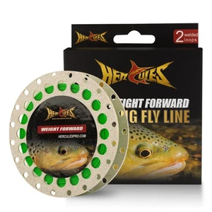 HERCULES Fly Fishing Line Floating Weight Forward Line with Double Welded Loop - Picture 1 of 23