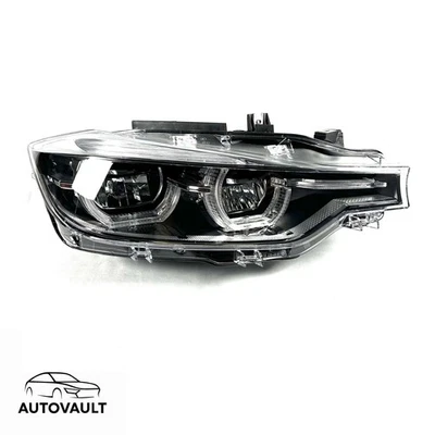 2016-2018 宝马 3 系列 F30 340i 右乘客 LED 车头灯 原始设备制造商 非自适应 — 第 1/4 张图片