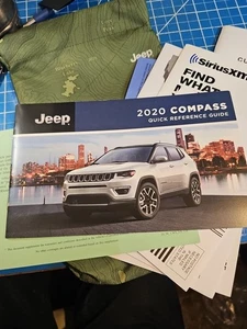 Jeep Compass 2020 guía del usuario de fábrica conjunto manual del propietario y bolsa *OEM* - Imagen 1 de 18