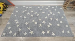 Pottery Barn Kids Wool 4x6 Blue Starry Skies Rig - Picture 1 of 2