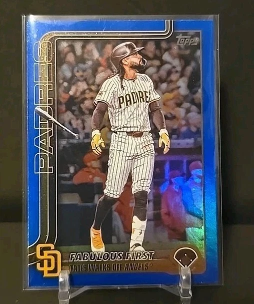 Atualização Topps 2025 Fernando Tatis Padres Fabulous First VERDADEIRO AZUL 67/150 #US217 - Imagem 1 de 1