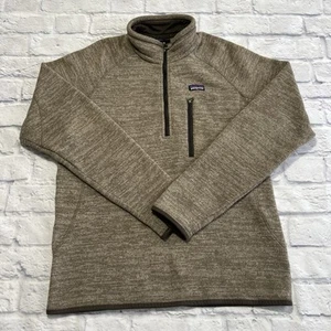 Patagonia Men’s Better Sweater Medium Brown 1/4 Zip Sty 25521 *Read Description - Picture 1 of 10