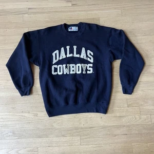 Vintage Dallas Cowboys Russell Athletic Made in USA Sweatshirt Crewneck Sz Large - Picture 1 of 7
