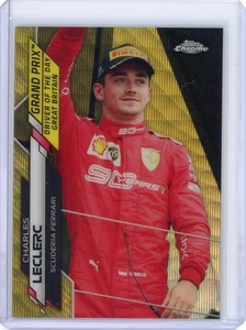 Charles Leclerc 2020 Topps cromo Fórmula 1 refractor onda dorada/50 #163 F1 - Imagen 1 de 2