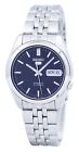 Seiko 5 Automatic Blue Dial Silver Steel Band Case 37mm Snk357k1 Men's Watch 30m