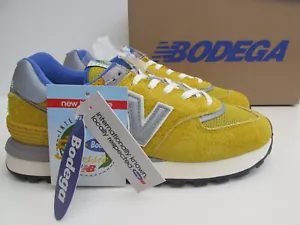 Nuovo con scatola NEW BALANCE 574 legacy BODEGA arrivo giallo UK 8 574L 574GB1 574 LGB LBG1 - Foto 1 di 15