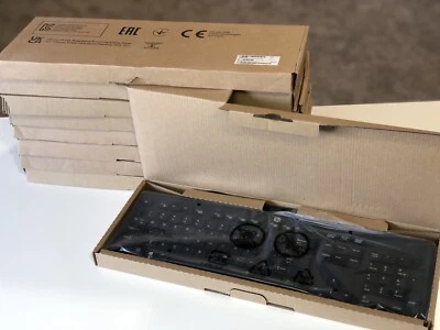 9 HP Slim Computer Keyboards Bundle Lot Black Wired USB Keyboard - Image 1 of 4