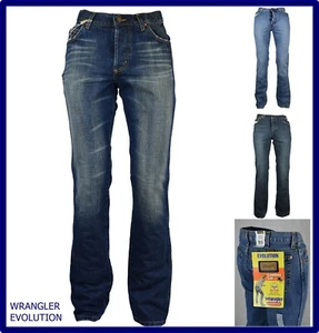 jeans pantaloni wrangler da uomo gamba dritta bootcut a zampa 44 46 w28 w29 w32 - Foto 1 di 36