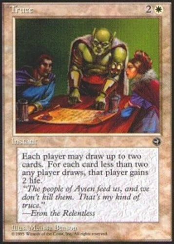 French Truce ~ Near Mint Homelands Foreign Stock Image MTG Magic UltimateMTG Whi - Image 1 of 1