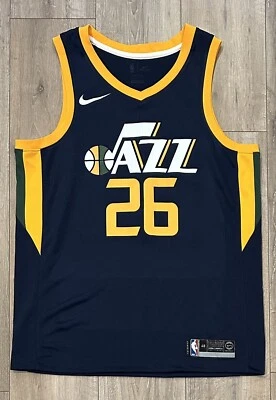 NIKE Swingman Dri-Fit Utah Jazz Kyle Korver #26 NBA Jersey Large 48 Basketball - Image 1 of 4