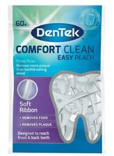 DenTek Comfort Clean Easy Reach Y Shape Floss Picks - 60 per pack - Back Teeth