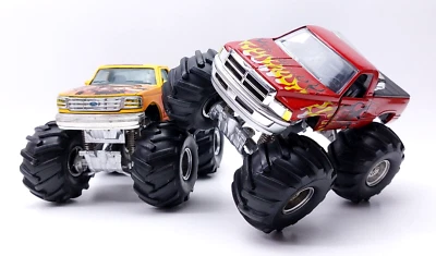 Dodge Ram F150 Lote 2 Monster Trucks Crunch 1996 Diecast Nuevo Ray 4x4 Foto 1 de 4