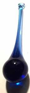 Raindrop Glass Crystals 75MM Medium Blue - 1 PC (P144) - Picture 1 of 3