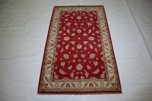 3'1" x 5'2" ft. Chobi Hand Knotted Turkoman Wool Colorful Oriental Tribal Rug - Imagen 1 de 6