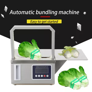 Automatische Bündelmaschine OPP Umreifungsmaschine Hotmelt Supermarkt Gemüse - Bild 1 von 40