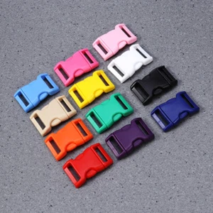 80 Pezzi Fibbia Regolabile 80PCS Cinghia Fibbie Sgancio Laterale per Collari Cani - Foto 1 di 11