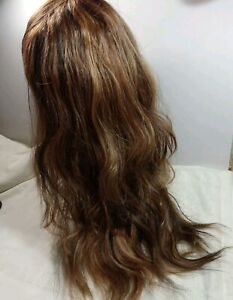 OUTRE Synthetic HAIR Long,layered LACE FRONT WIG - Copper & Dk. Brown Clips